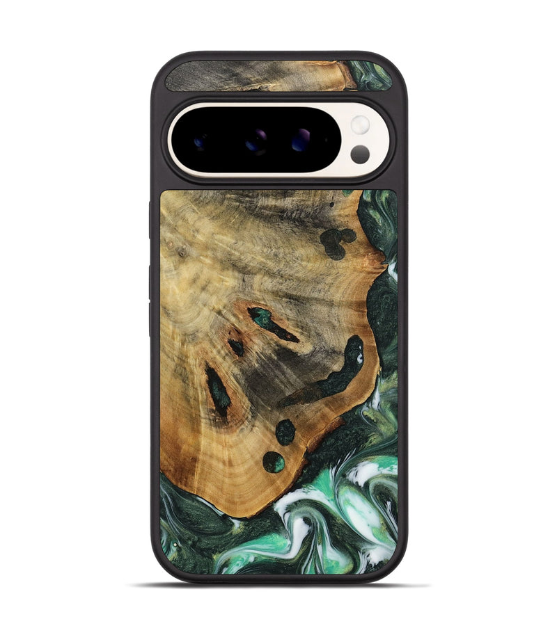 Pixel 9 Wood Phone Case - Elie (Green, 738191)