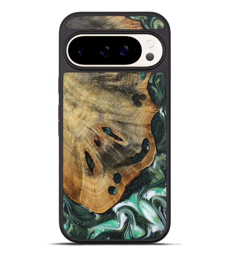 Pixel 9 Pro XL Wood Phone Case - Elie (Green, 738191)