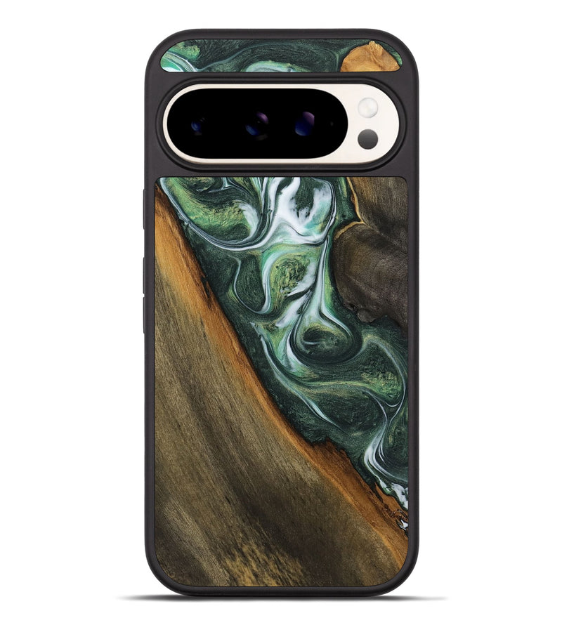 Pixel 9 Pro XL Wood Phone Case - Lucetta (Green, 738192)