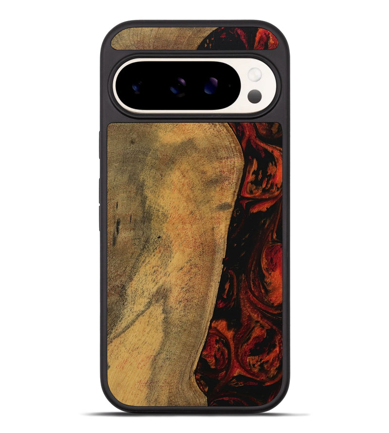 Pixel 9 Pro XL Wood Phone Case - Cesya (Red, 738200)