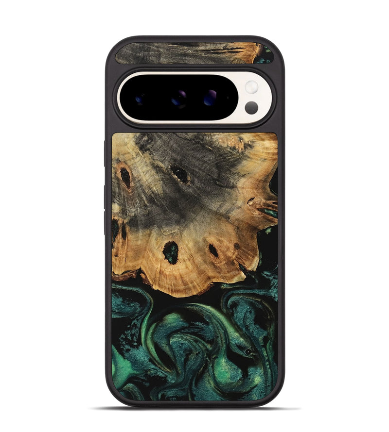 Pixel 9 Wood Phone Case - Mallory (Green, 738210)