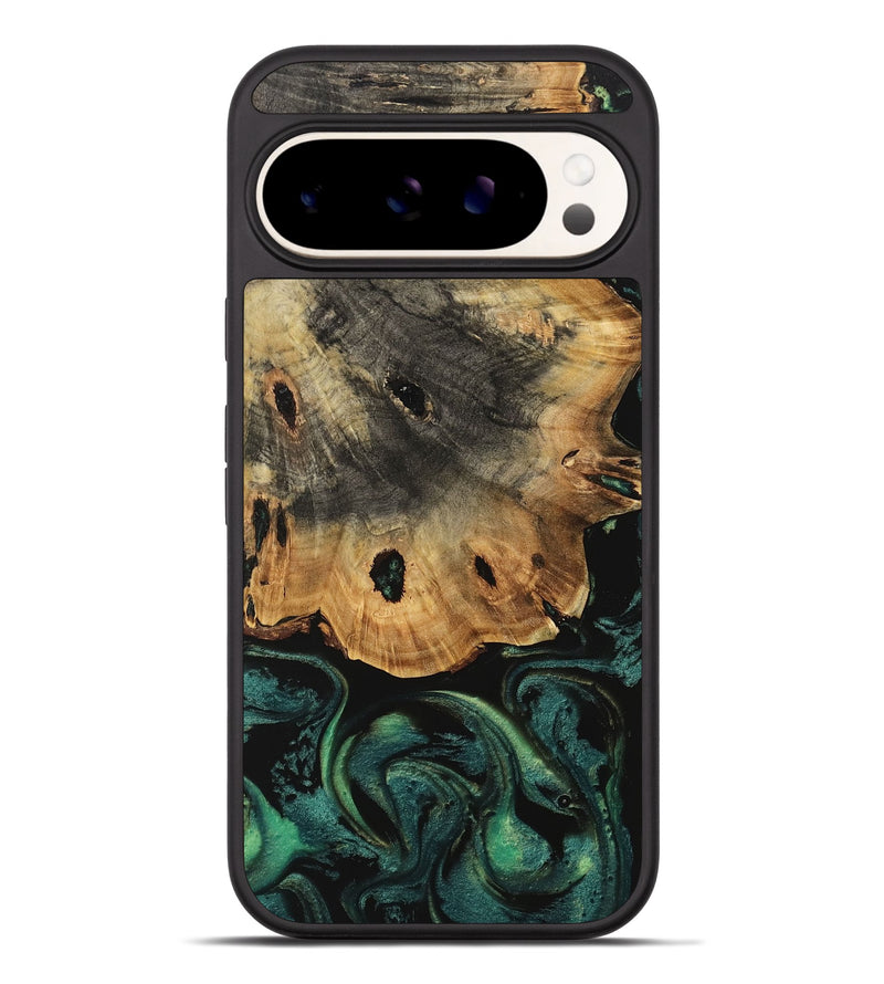 Pixel 9 Pro XL Wood Phone Case - Mallory (Green, 738210)