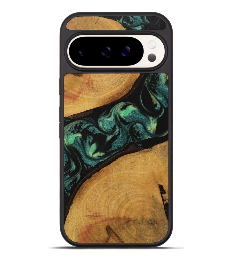 Pixel 9 Pro XL Wood Phone Case - Melba (Green, 738212)