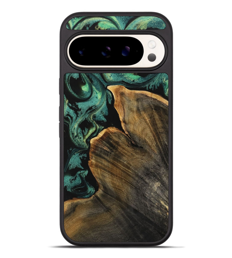 Pixel 9 Pro XL Wood Phone Case - Arbie (Green, 738213)