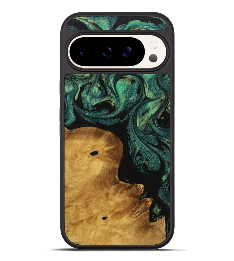 Pixel 9 Pro XL Wood Phone Case - Sergei (Green, 738214)