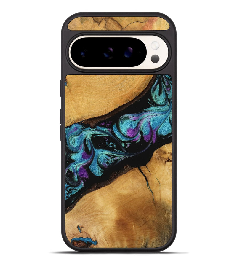 Pixel 9 Pro XL Wood Phone Case - Sisile (Blue, 738265)