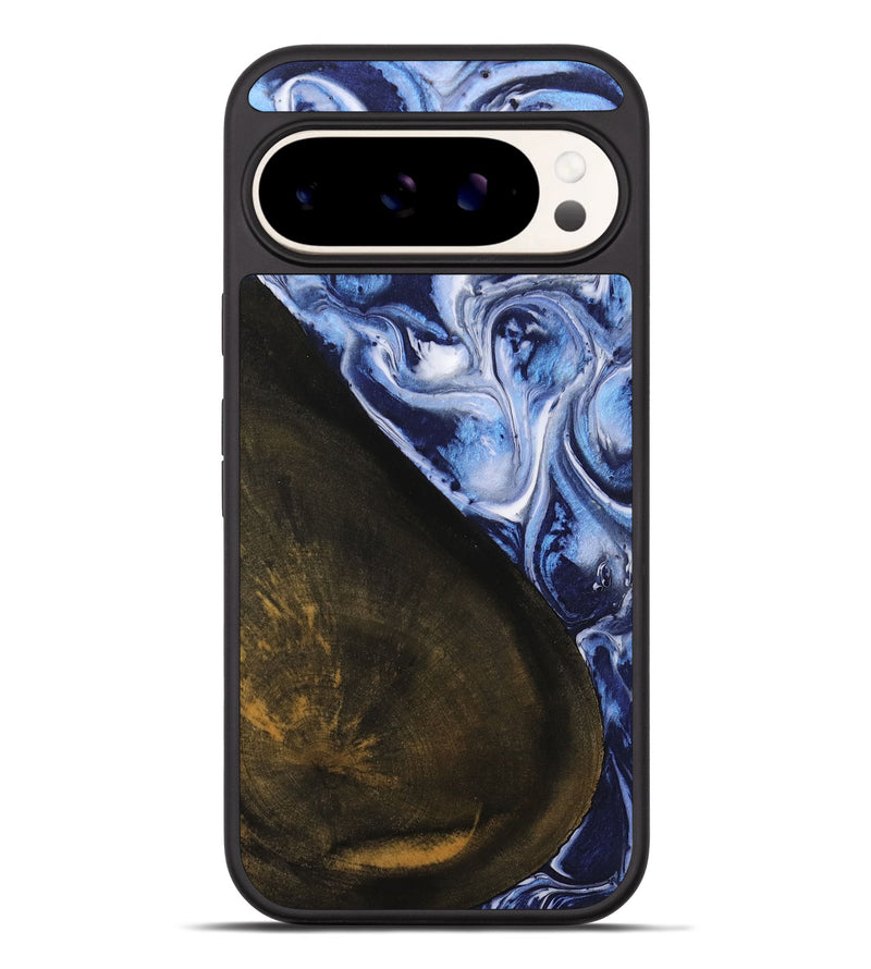 Pixel 9 Pro XL Wood Phone Case - Marika (Blue, 738274)