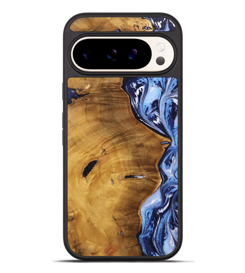 Pixel 9 Pro XL Wood Phone Case - Aris (Blue, 738296)