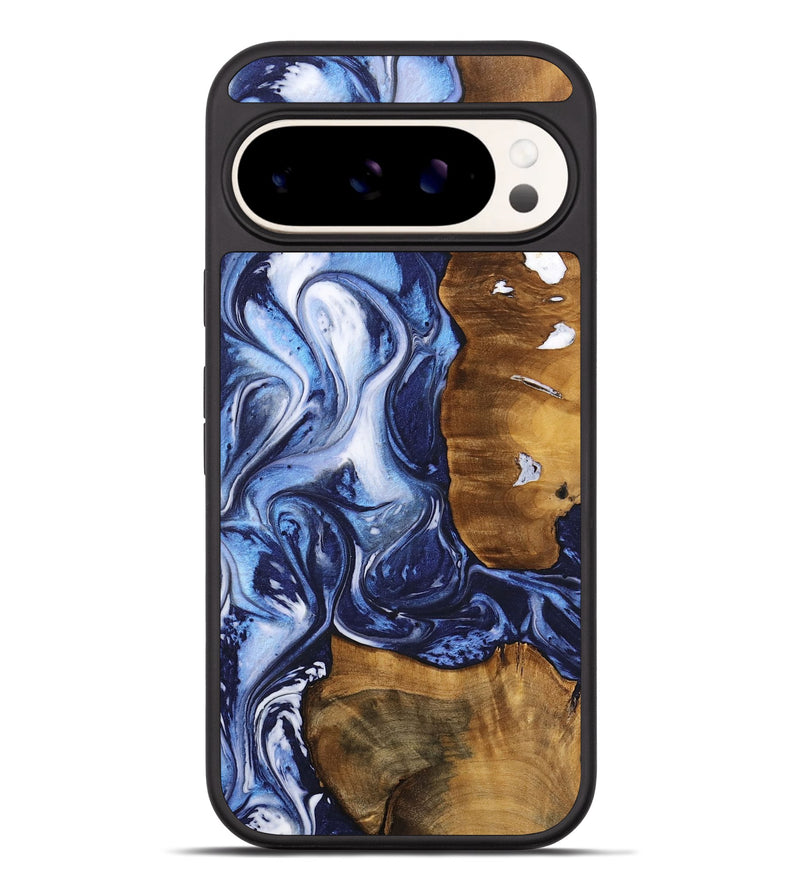 Pixel 9 Pro XL Wood Phone Case - Buena (Blue, 738297)