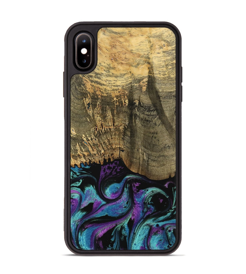 iPhone Xs Max Wood Phone Case - Coila (Purple, 738317)