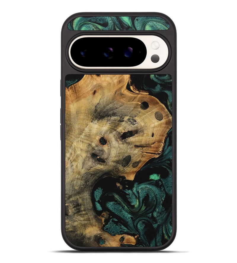 Pixel 9 Pro XL Wood Phone Case - Kaja (Green, 738327)