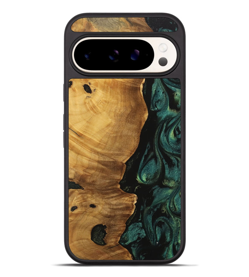 Pixel 9 Pro XL Wood Phone Case - Dorthy (Green, 738333)