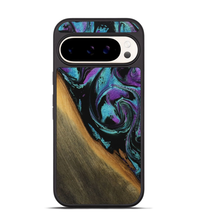 Pixel 9 Wood Phone Case - Fawnia (Purple, 738335)