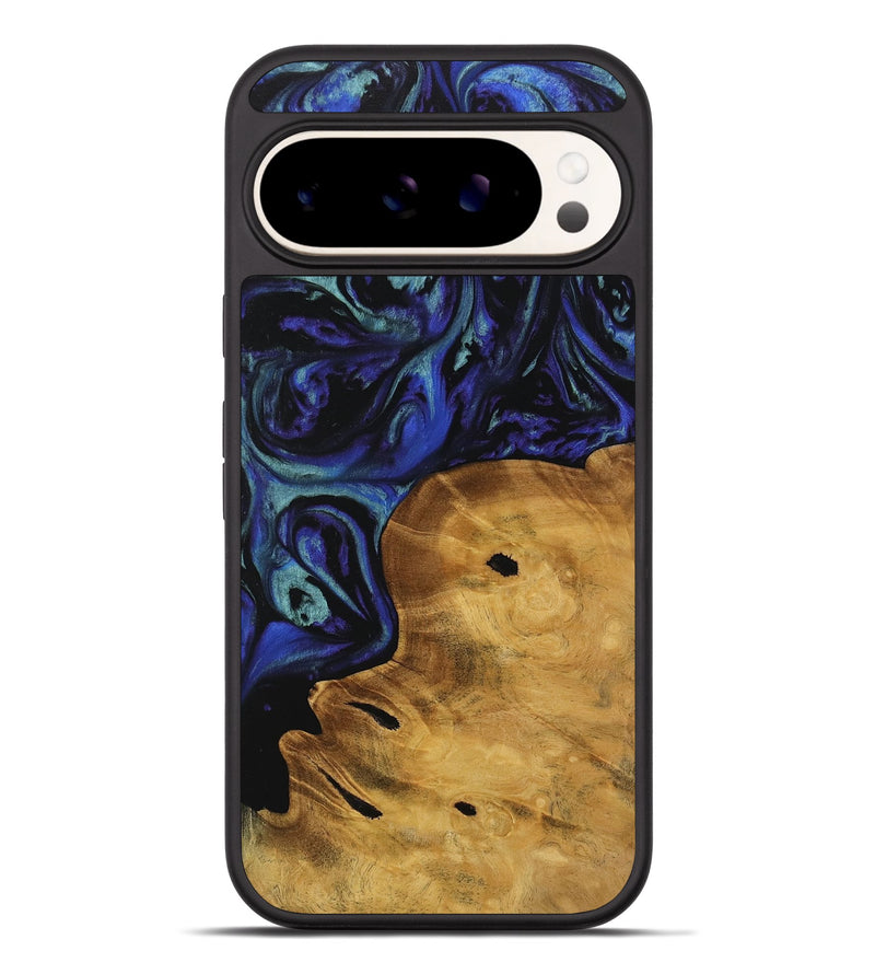 Pixel 9 Pro XL Wood Phone Case - Adin (Blue, 738347)