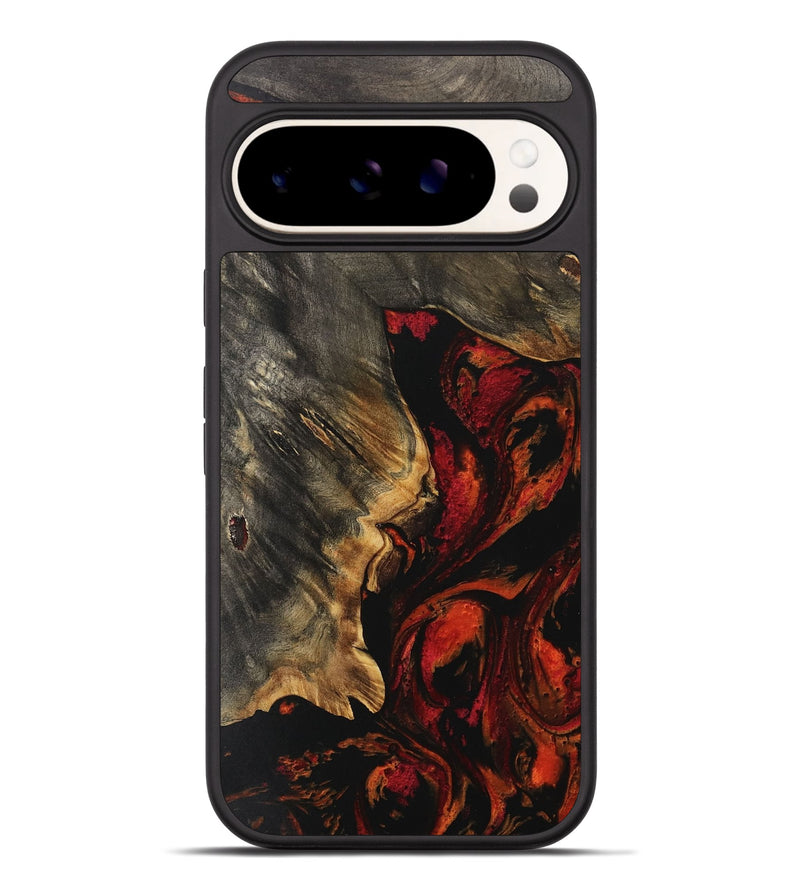 Pixel 9 Pro XL Wood Phone Case - Rosaria (Red, 738361)