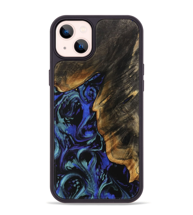 iPhone 14 Plus Wood Phone Case - Buell (Blue, 738365)