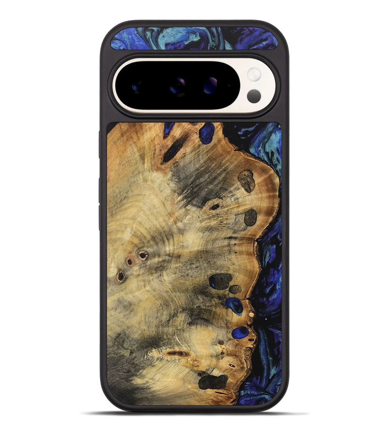 Pixel 9 Pro XL Wood Phone Case - Tobi (Blue, 738378)