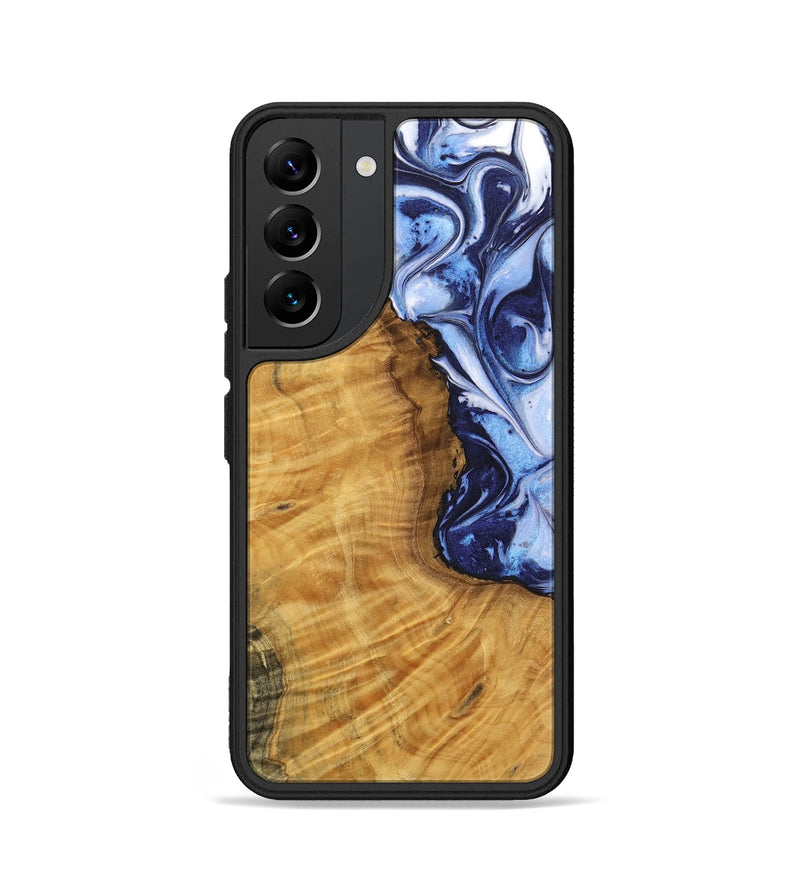 Galaxy S22 Wood Phone Case - Maude (Blue, 738387)