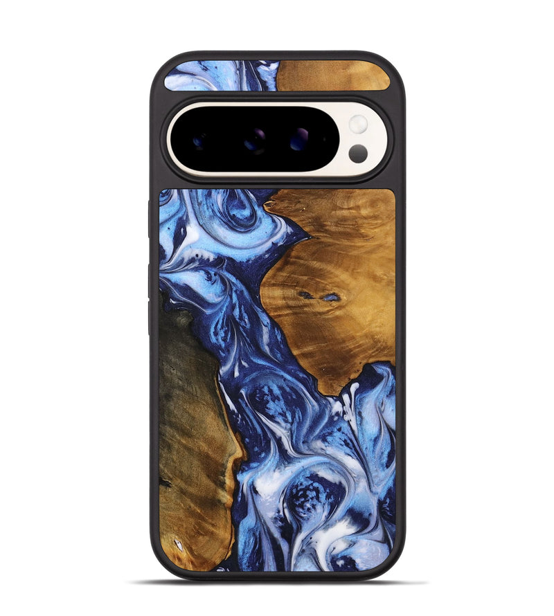 Pixel 9 Wood Phone Case - Pratt (Blue, 738411)