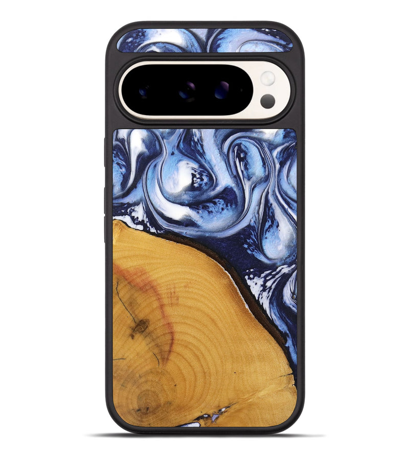 Pixel 9 Pro XL Wood Phone Case - Malinda (Blue, 738429)