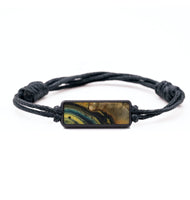 Classic Wood Bracelet - Fernanda (Teal & Gold, 738512)