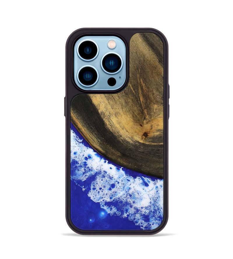 iPhone 14 Pro Wood Phone Case - Brittni (Coastal, 738595)