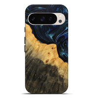 Pixel 9 Pro XL Wood Live Edge Phone Case - Latoyia (Blue, 738778)