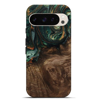 Pixel 9 Pro XL Wood Live Edge Phone Case - Gwennie (Green, 738779)