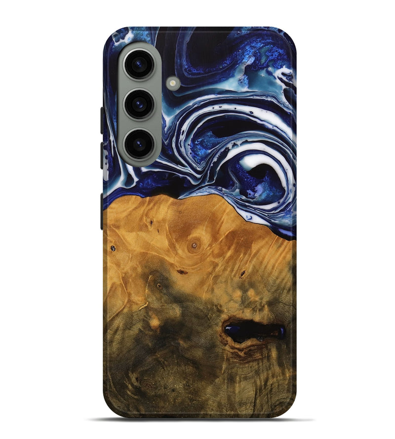 Galaxy S24 Plus Wood Live Edge Phone Case - Shirley (Blue, 738780)