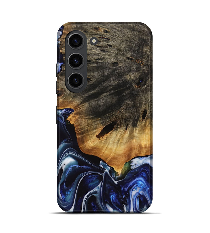 Galaxy S23 Wood Live Edge Phone Case - Sacto (Blue, 738781)