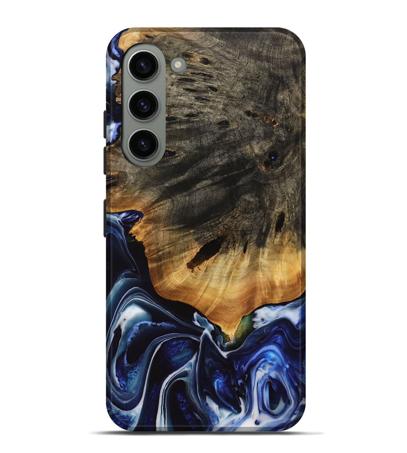 Galaxy S23 Plus Wood Live Edge Phone Case - Sacto (Blue, 738781)