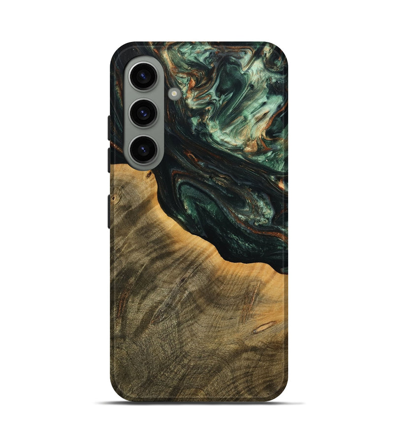 Galaxy S24 Wood Live Edge Phone Case - Harl (Green, 738783)