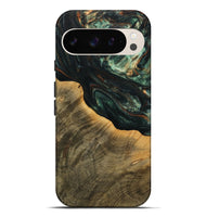 Pixel 9 Pro XL Wood Live Edge Phone Case - Harl (Green, 738783)