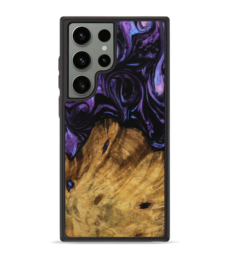 Galaxy S23 Ultra Wood Phone Case - Rungro (Purple, 738888)