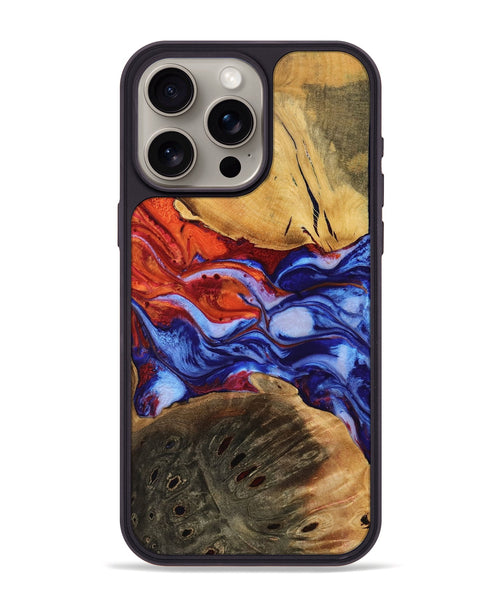 iPhone 15 Pro Max Wood Phone Case - Mell (Fire & Ice, 738895)