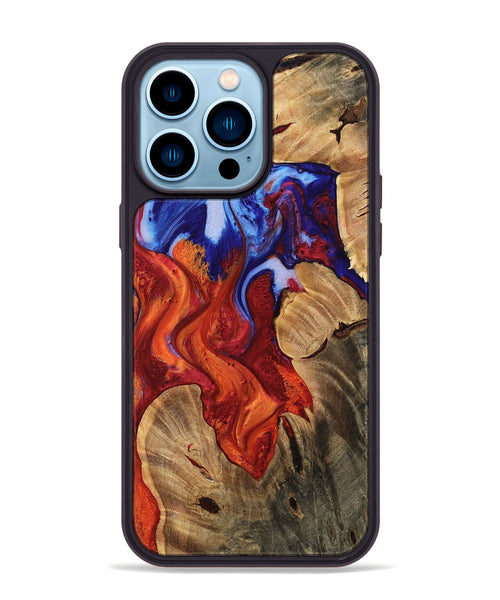 iPhone 14 Pro Max Wood Phone Case - Ovid (Fire & Ice, 738897)