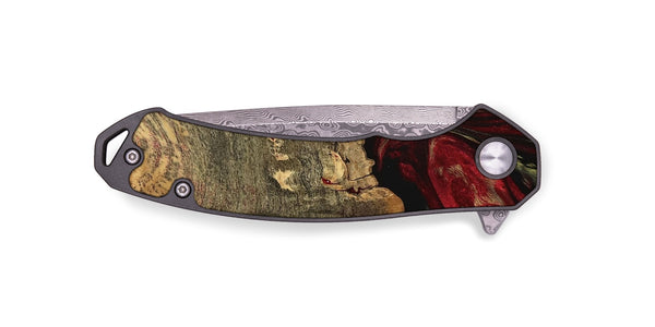 EDC Wood Pocket Knife - Alverta (Red, 738901)