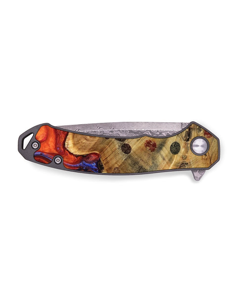 EDC Wood Pocket Knife - Raeann (Fire & Ice, 738912)