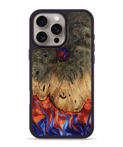 iPhone 16 Pro Max Wood Phone Case - Roxann (Fire & Ice, 738915)