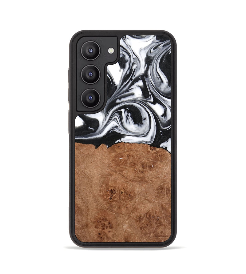 Galaxy S23 Wood Phone Case - Peder (Black & White, 738939)