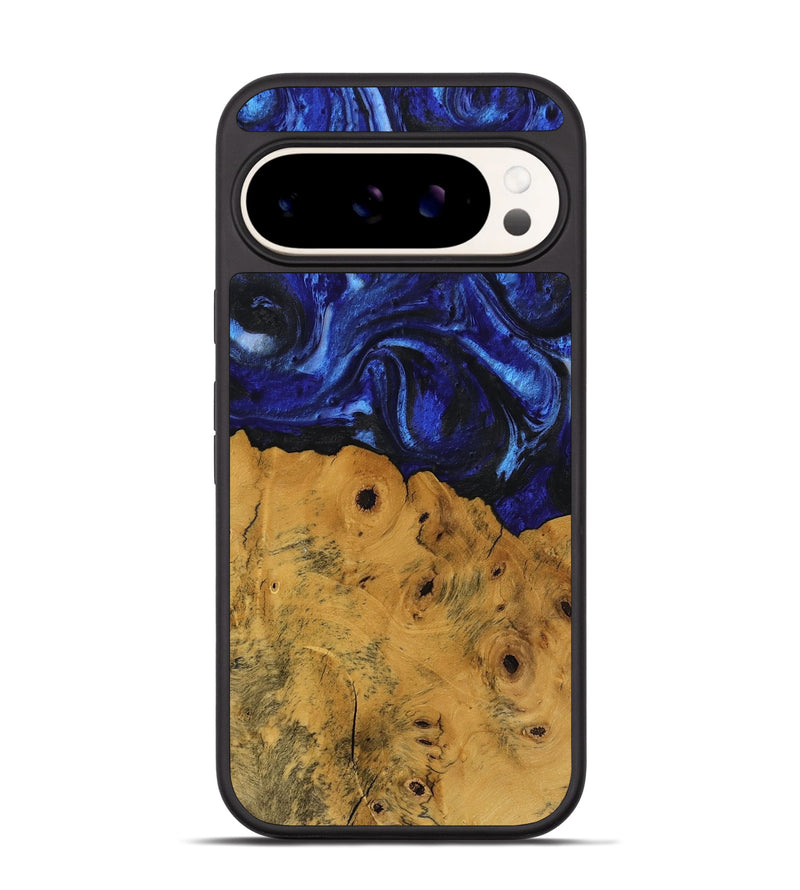 Pixel 9 Wood Phone Case - Danyel (Blue, 738941)