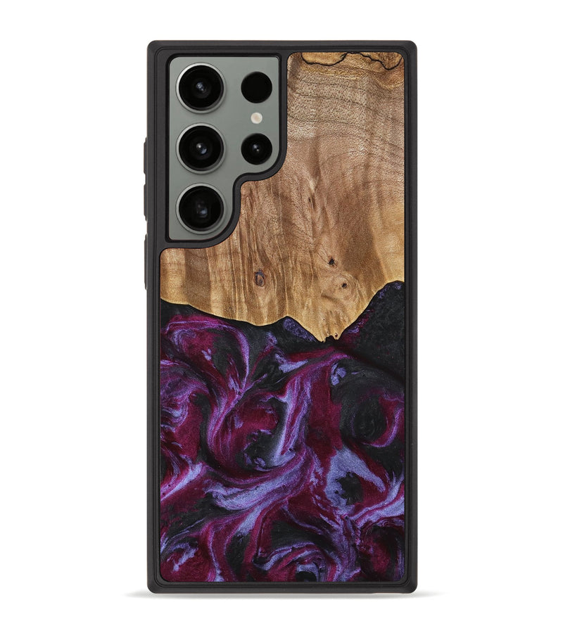 Galaxy S23 Ultra Wood Phone Case - Marlena (Purple, 739107)