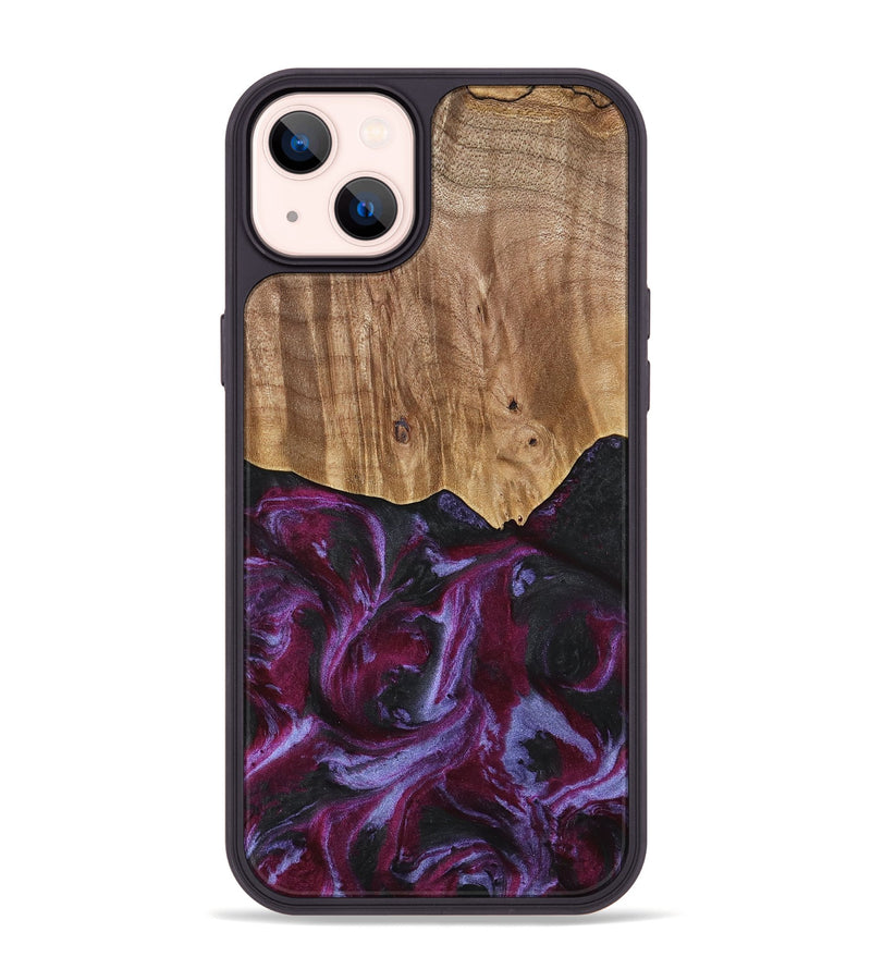 iPhone 14 Plus Wood Phone Case - Marlena (Purple, 739107)