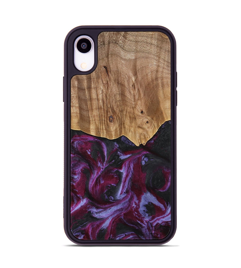 iPhone Xr Wood Phone Case - Marlena (Purple, 739107)