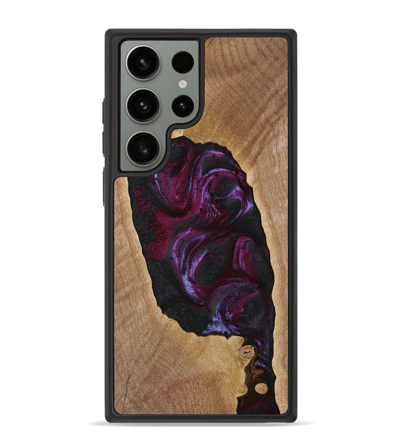 Galaxy S23 Ultra Wood Phone Case - Orrin (Purple, 739108)