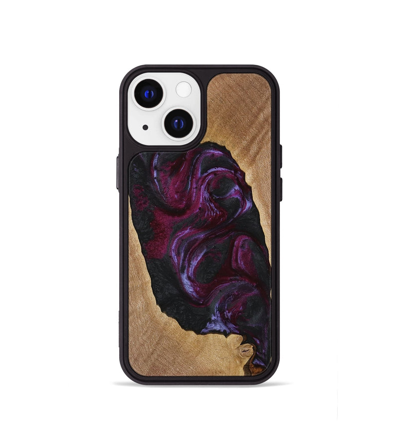 iPhone 13 mini Wood Phone Case - Orrin (Purple, 739108)