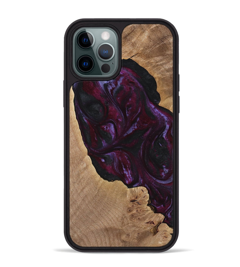 iPhone 12 Pro Max Wood Phone Case - Guthrie (Purple, 739113)