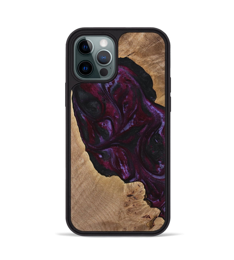 iPhone 12 Pro Wood Phone Case - Guthrie (Purple, 739113)