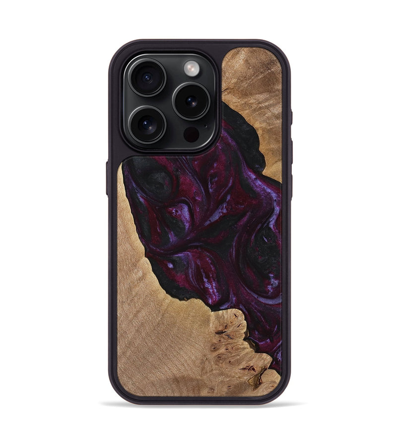 iPhone 15 Pro Wood Phone Case - Guthrie (Purple, 739113)