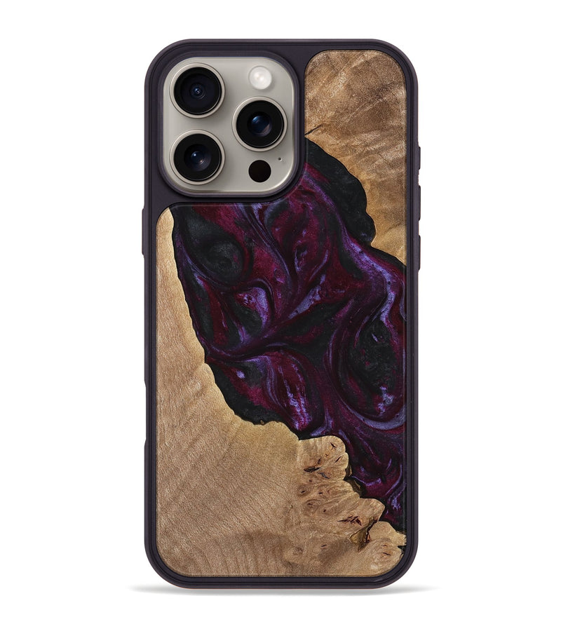 iPhone 16 Pro Max Wood Phone Case - Guthrie (Purple, 739113)